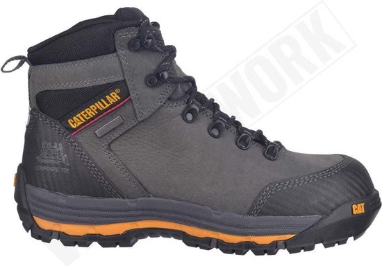 Caterpillar Munising P720161 Grijs Hoge Veiligheidsschoenen S3 Heren
