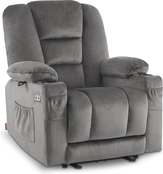 Comfortabele Tv Fauteuil Met Ligfunctie En Voetsteun, Kunstleder In Zwart Belastbaar Tot 125 Kg Comfortabele Tv Fauteuil Met Ligfunctie En Voetsteun, Kunstleder In Zwart Belastbaar Tot 125 Kg