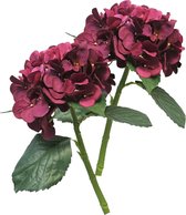 Kunstbloem boeket Geranium rood 2 st kopen