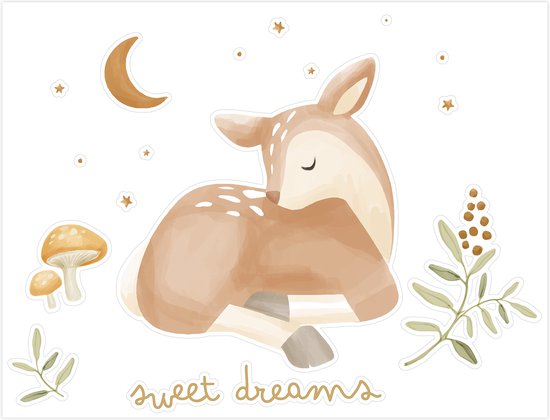 Little Dutch Muurstickers Sweet Dreams 40 x 30,5 cm