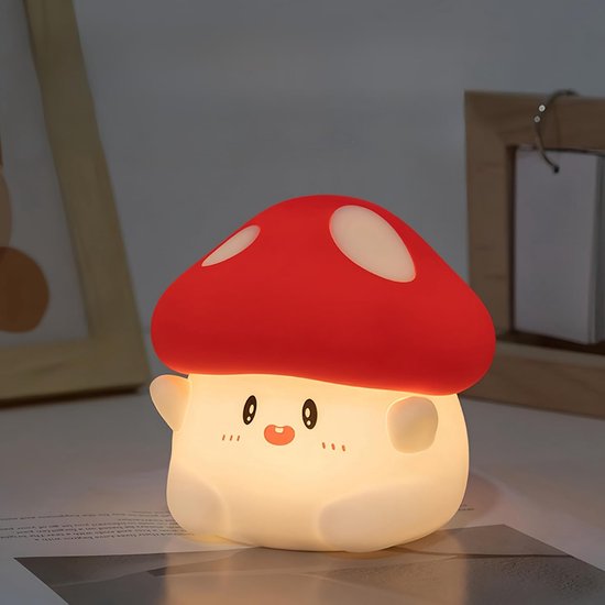 Nachtlampje Plug-in Nachtlampje, Bloem Paddestoel Nachtlampje, Nachtlampje Lamp Paddestoel Nachtverlichting voor Kinderen Volwassenen Slaapkamer Badkamer Woonkamer Keuken Hal(veelkleurig