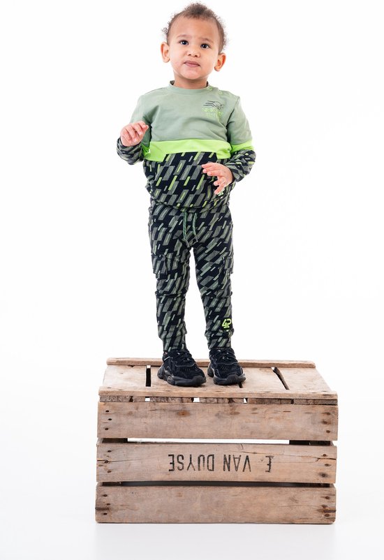 4PRESIDENT Sweater jongens - Loden Frost - Maat 74 - Jongens trui