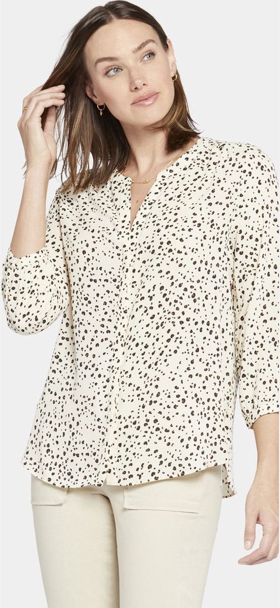 Pintuck Blouse Dierenprint