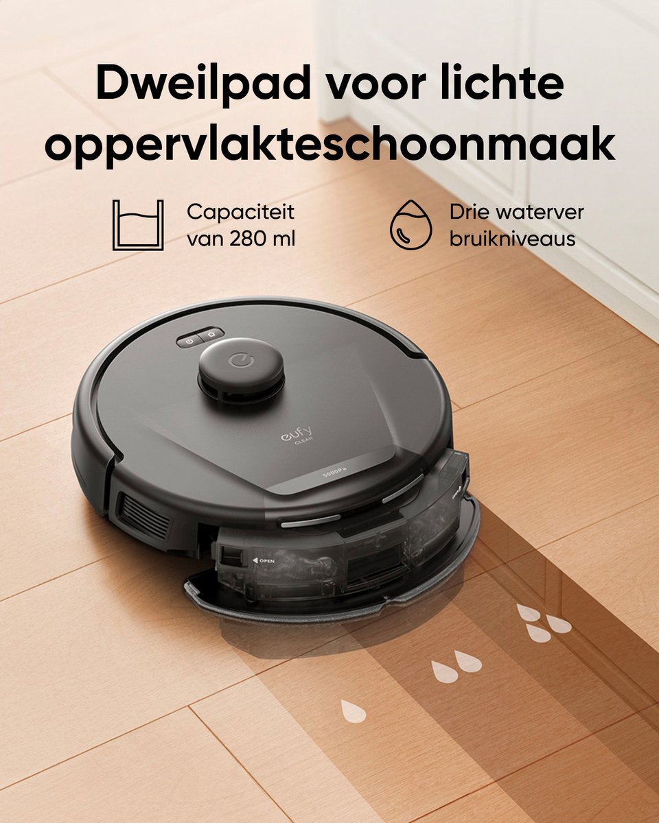 eufy Clean L60 Robotstofzuiger 5000Pa - afbeelding 3