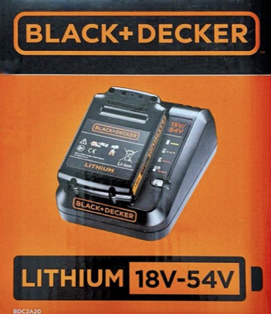 BLACK DECKER BDCT12N-XJ Draadloze nagelnietmachine, oplader met 80 nietjes, 100 nietjes, 14 mm, 12 V, oranje, zonder batterij
