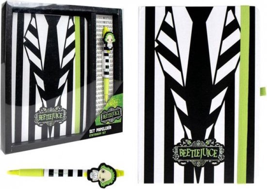 Beetlejuice Schrijfwaren Cadeau Set Pen en A5 Notitieboek