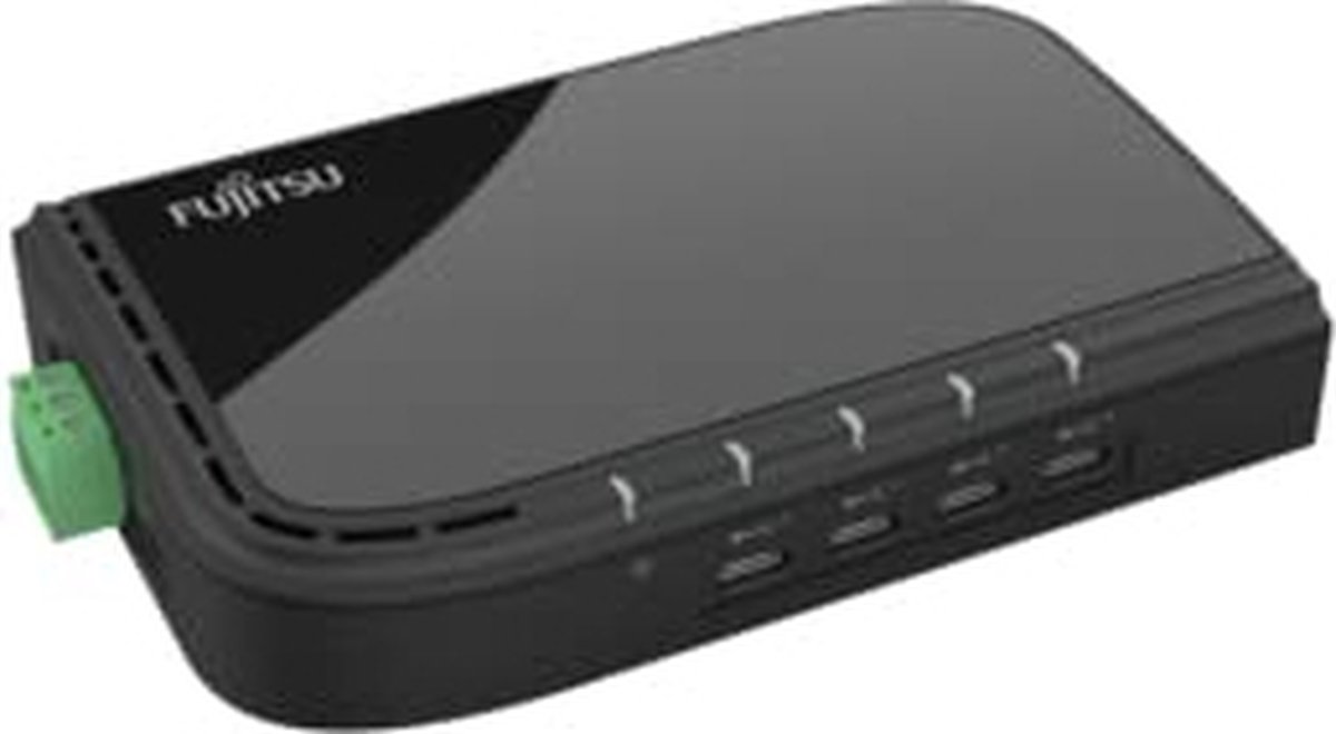 Fujitsu S26391-F6099-L404 interface hub USB 3.2 Gen 1 (3.1 Gen 1) Type-C Zwart