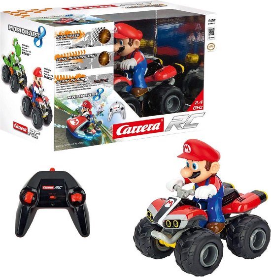 Carrera RC voertuig Auto - RC Mario Kart- Mario - Quad - 2,4GHz RC Model Kant en Klaar - Carrera -