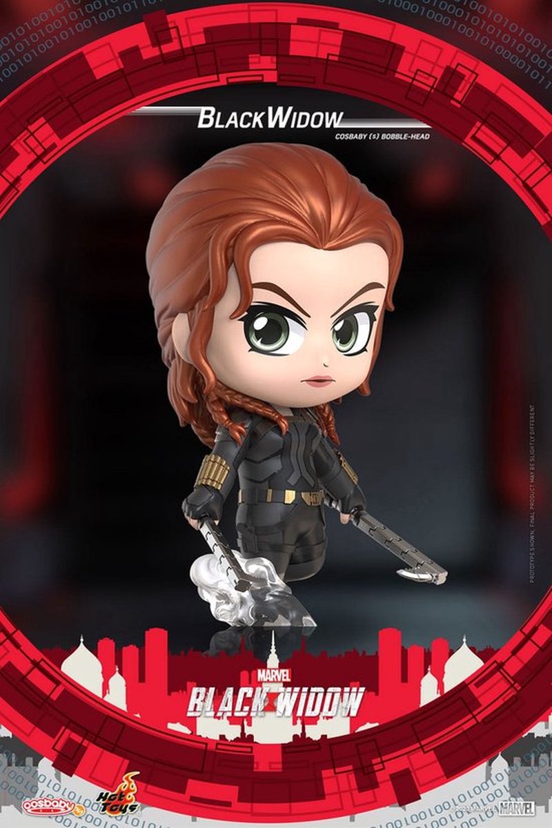 Black Widow Cosbaby (S) Marvel Mini Figure 10cm