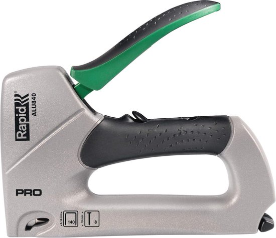 Agrafeuse puissante pour bois et feuilles - Convient pour type 140 et type 8