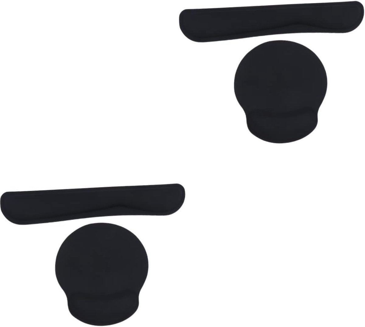 Ergonomische Polssteun en Muismat Set - 2 Stuks Memory Foam Kussen voor Gaming en Thuiswerk