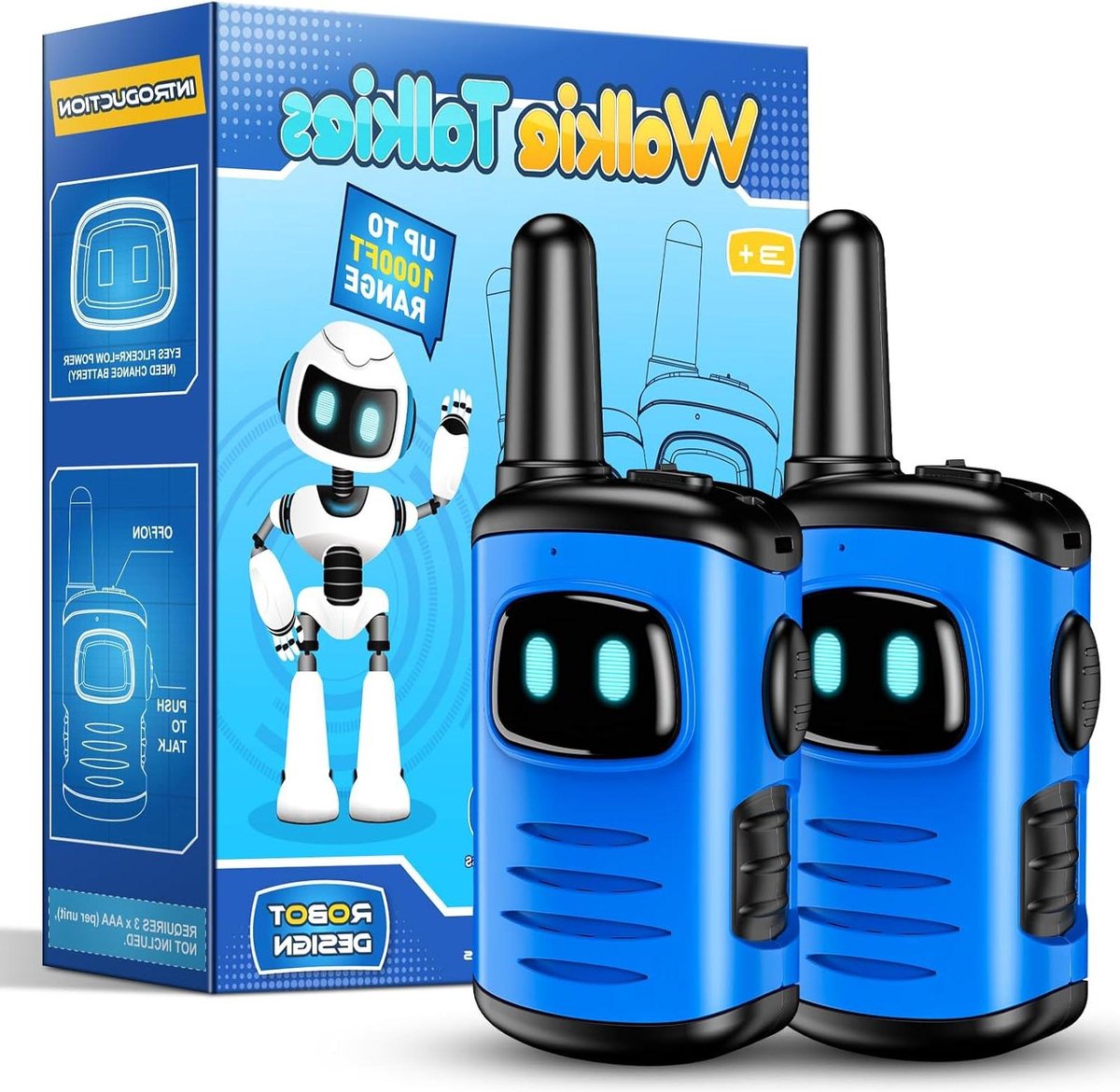 Walkie Talkie Kinderen Speelgoed Van 3 4 5 6 7 8 Jaar Jongen Cadeau - Buitenspellen Voor Kinderen Walkie Talkie Kinderspeelgoed Van 3-8 Jaar Jongens Cadeau-Ideeën