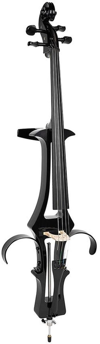 Leonardo EC-50-B electrische cello, actief Shadow element, met tas, strijkstok en hoofdtelefoon