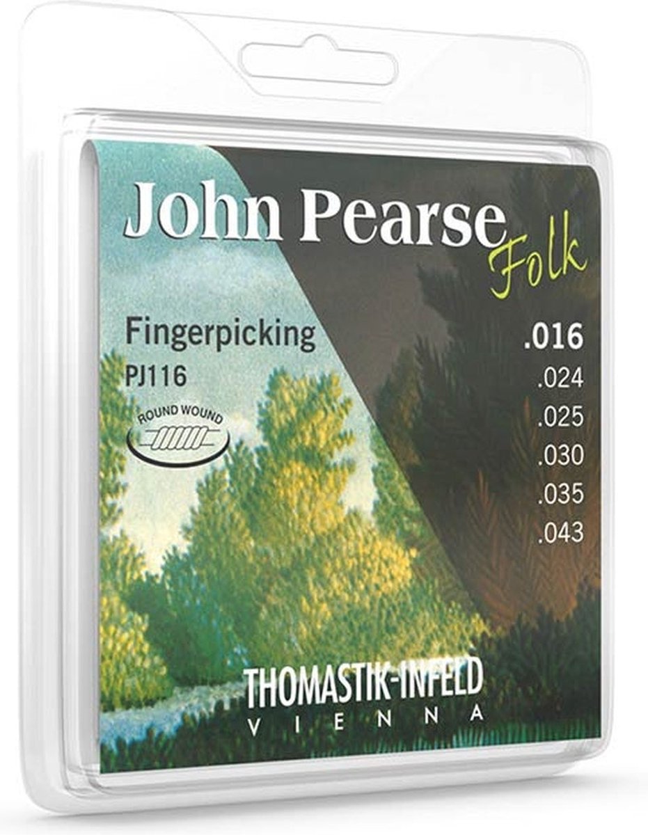 Thomastik Infeld THPJ-116 snaren set folk, E.B.G. nylon flatwound