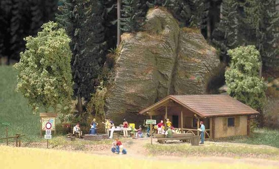 Busch - Blockhütte H0 (Bu1035)