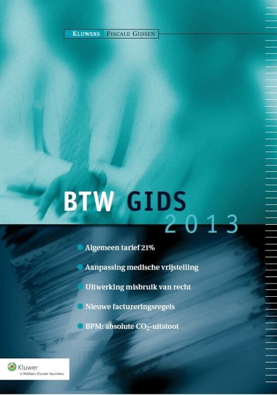 Kluwer BTW gids 2013 - cover