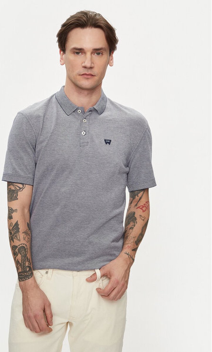 Wrangler REFINED POLO SHIRT XL Blauw