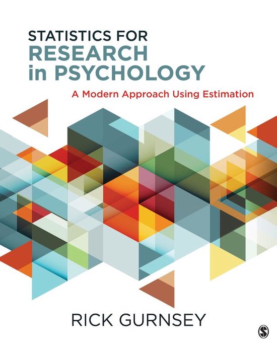 Statistics for Research in Psychology - cover