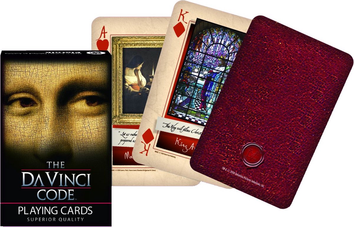 Piatnik Da Vinci Code Speelkaarten - Enkeldeck.