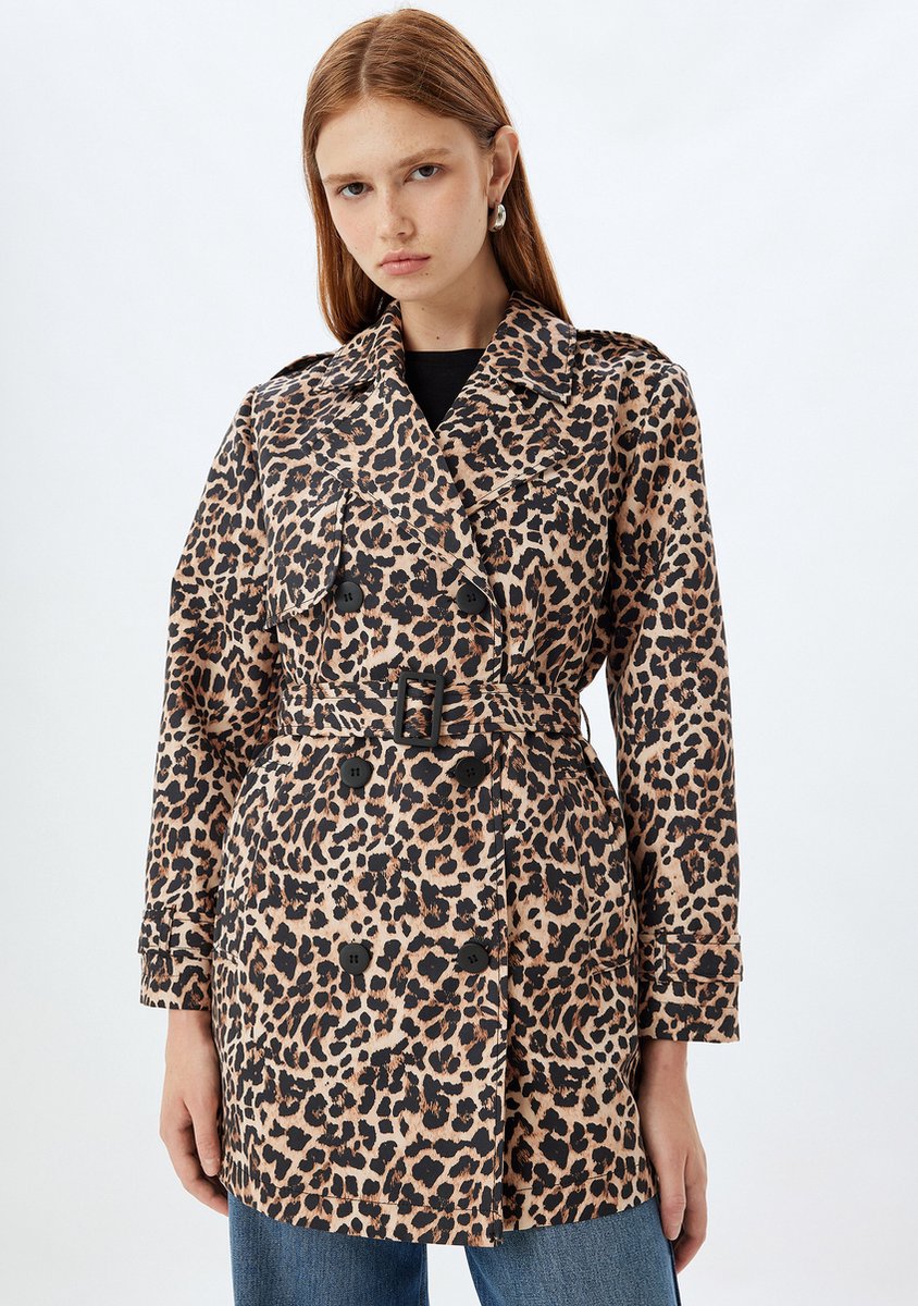 Normaal Gebogen Trenchcoat