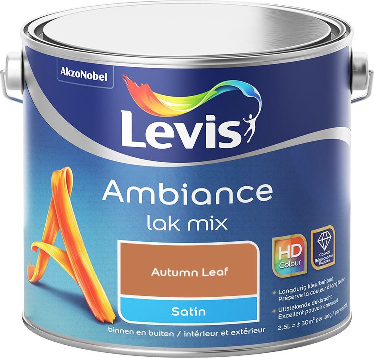Levis - Ambiance Lak Satin Mix - Autumn Leaf - Mengverf - 2,5 L