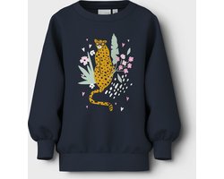 NAME IT - NMFVALONA LS LONG RLX SWEAT UNB - Meisjes - Sweaters