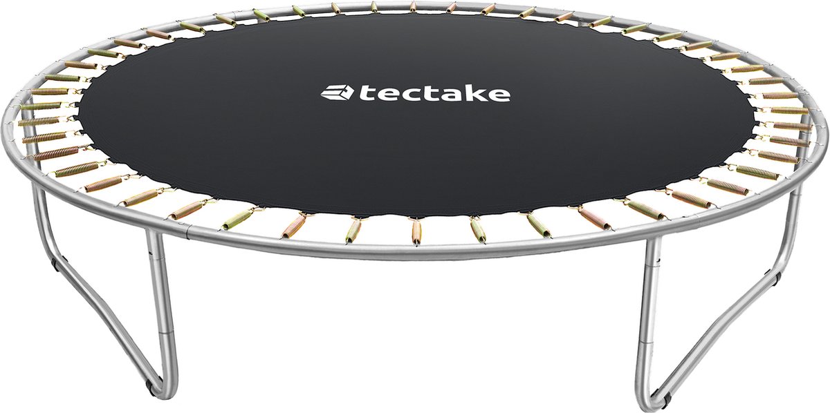 tectake® Trampoline met Veiligheidsnet en Trap - 244 cm - Veilig en Stevig - Voor buiten - Tuintrampoline - Fitnesstraining - Kindertrampoline — afbeelding 9