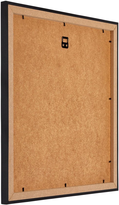 Cadre Photo Mura Your Decoration - 25x25cm - Grain de Bois Zwart