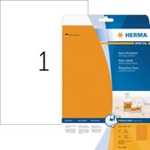 Huismerk Herma 5149 Laserprinter Etiket 210x297mm Fluor-Oranje - 20 etiketten