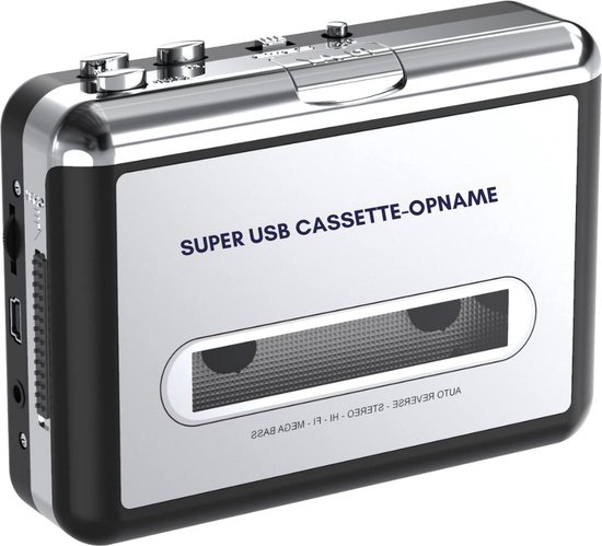 Draagbare USB Cassettespeler - Converter Naar MP3 Voor Oude Bandjes