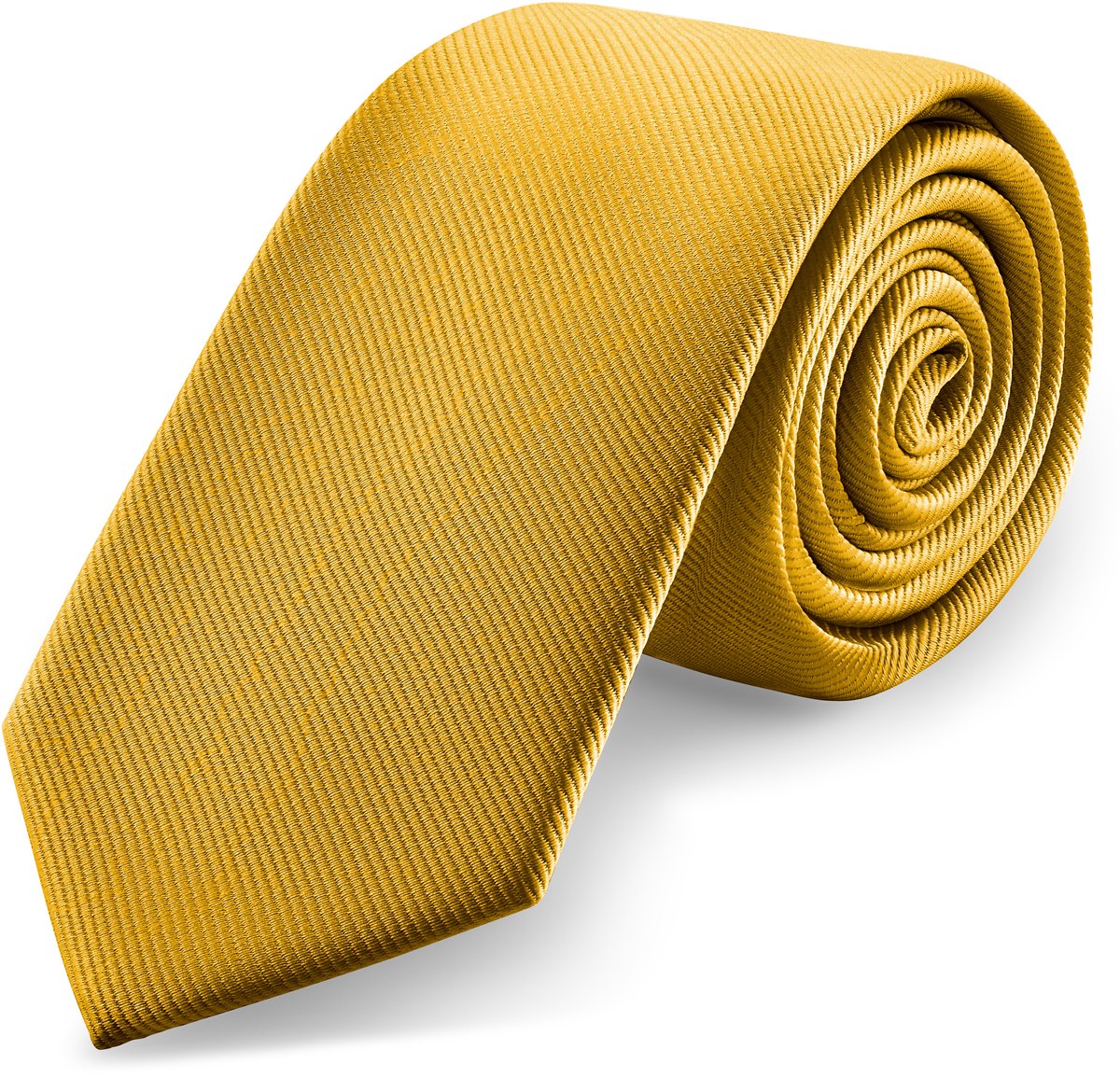 Goudbruine Grosgrain Stropdas van 8 cm