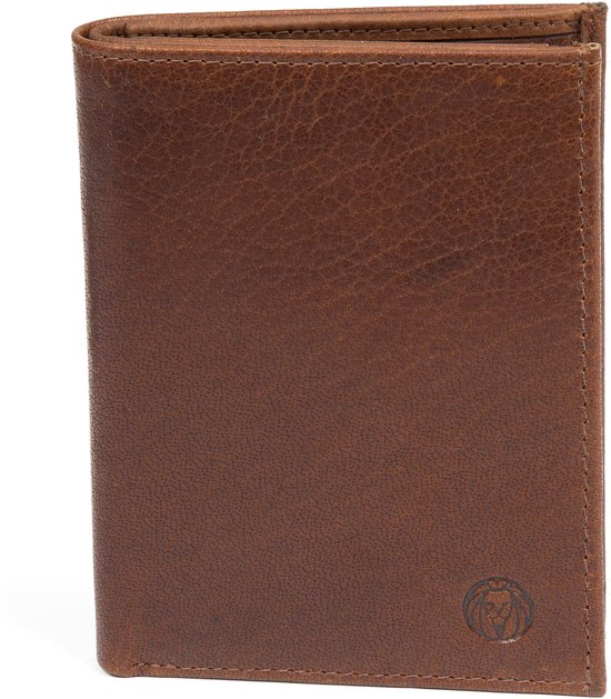 Portefeuille en cuir Montréal Original de couleur havane RFID