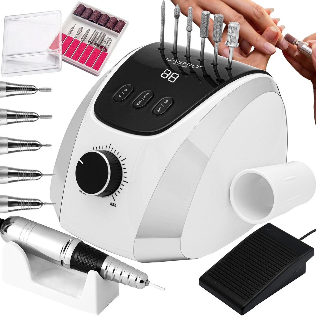 Professionele Elektrische Nagelvijl Manicure & Pedicure Set - 35.000 RPM