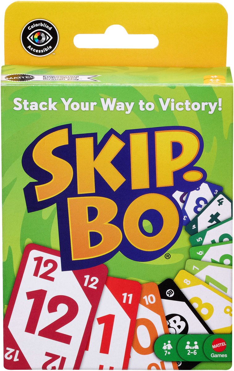 Skip-Bo - Kaartspel - Voor 2-6 Spelers - Verkenning van Strategie