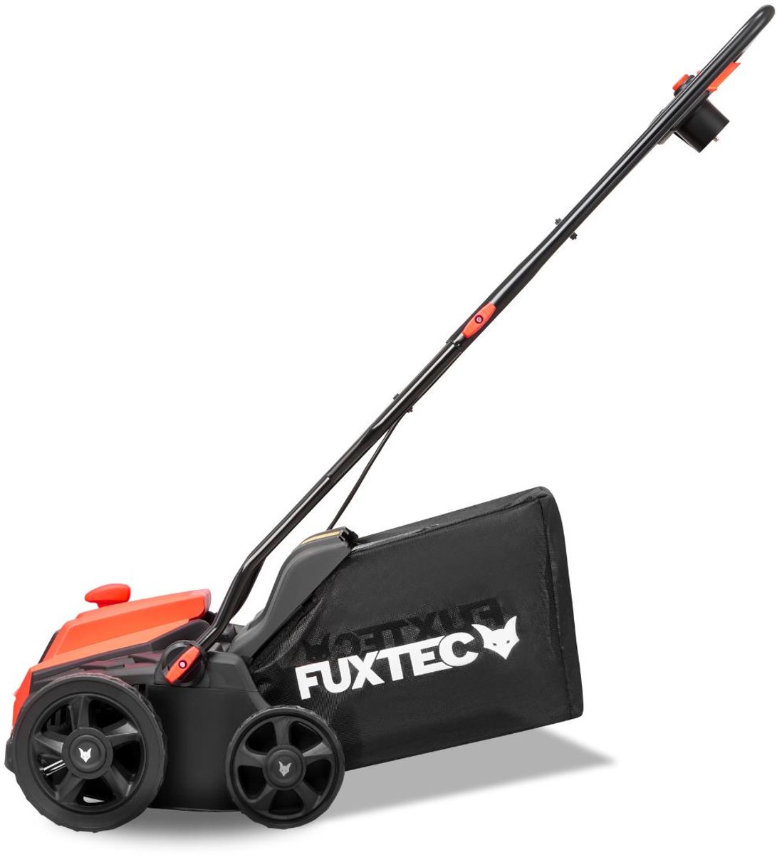 Fuxtec Fx-ev320eco elektrische verticuteerder, gazonbeluchter 1300w, breedte 32 cm en diepte thumbnail 4