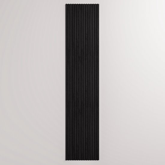 Panneau Acoustique Barnwoodweb Black Oak – 260 × 56 × 1,8 cm - Panneau Mural Absorbant le Bruit de Luxe
