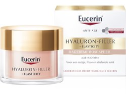 Eucerin Hyaluron-Filler + Elasticity Anti-Rimpel Dagcreme Rose - SPF 30 - Skincare - Hyaluronzuur, Thiamidol - 50 ml
