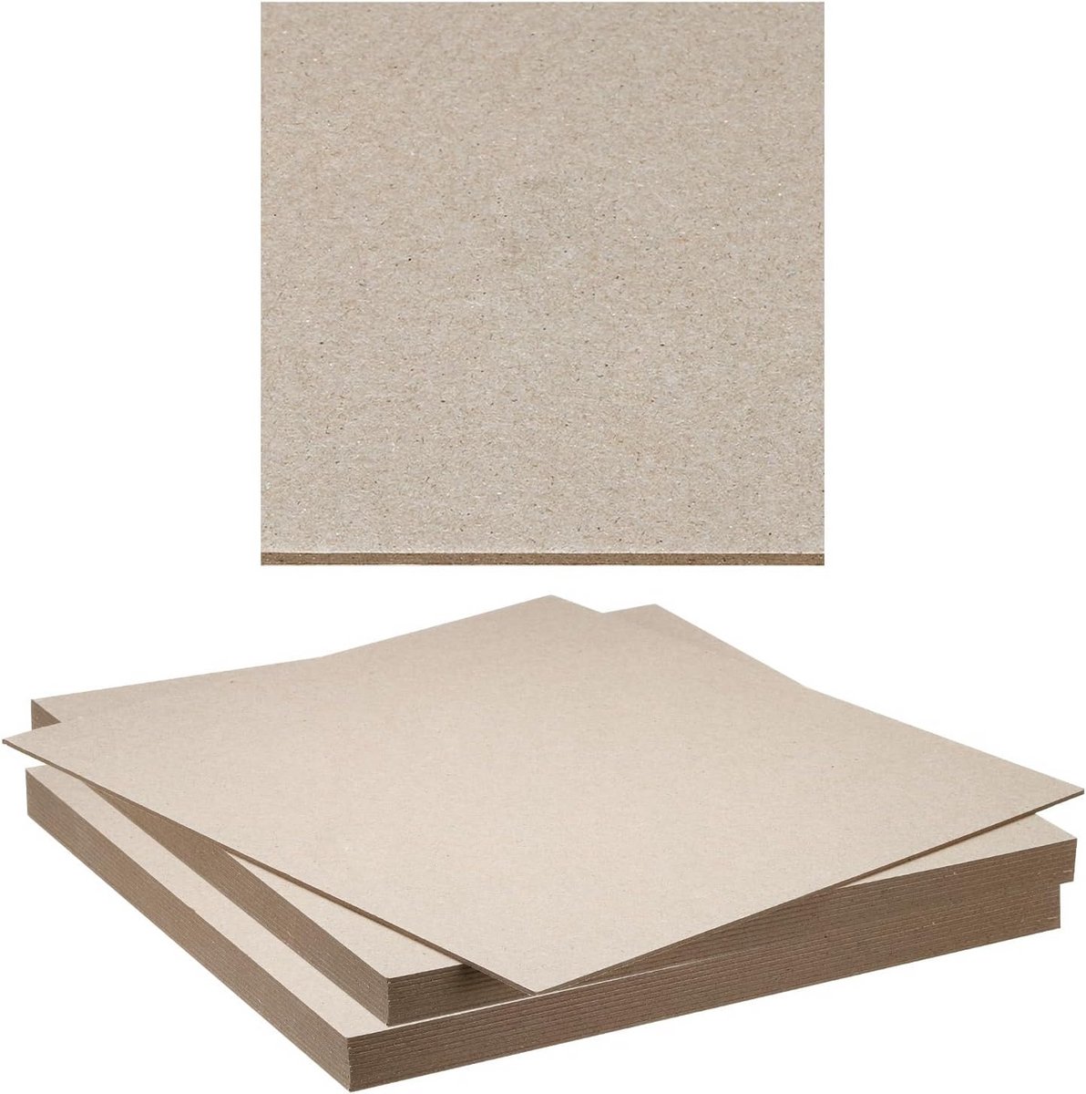 12x12 inch Spaanplaat Vellen voor Boekbinden - 20 Stuks Dik Karton voor Stevige Covers