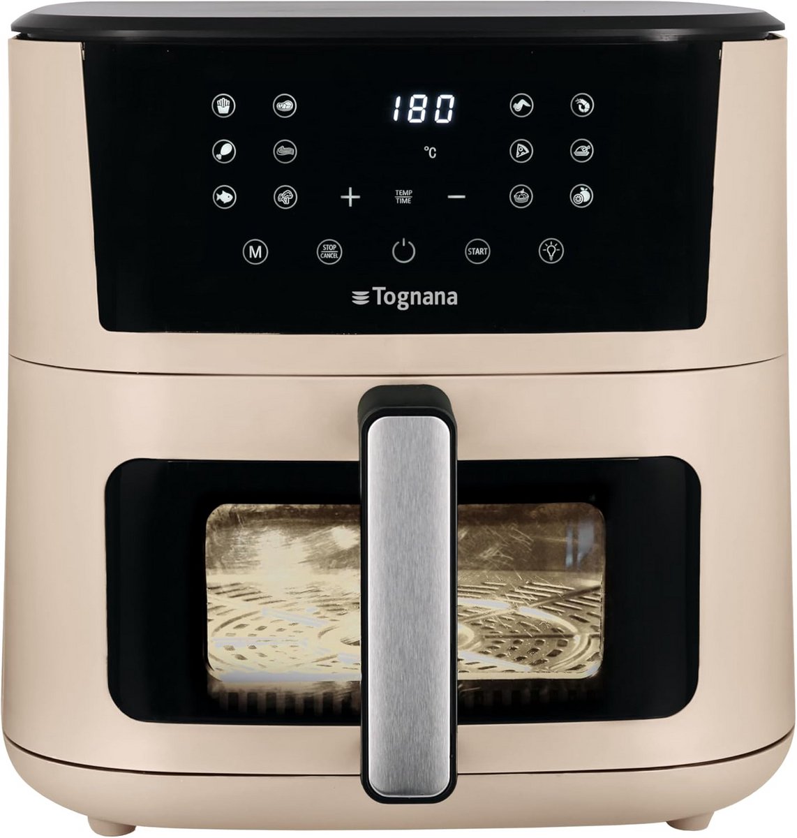 Grote Heteluchtfriteuse 10 Liter Digitaal met Venster en Timer