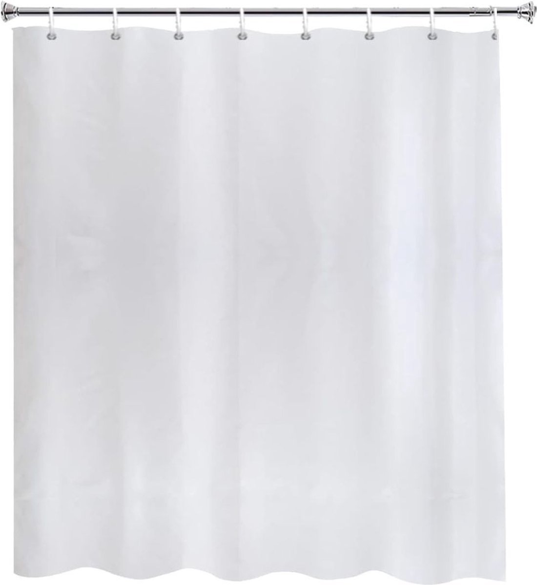 NBAP® Douchegordijn Anti Schimmel - Gordijn voor Douchestang - Doucheset - 200x220cm - Wit