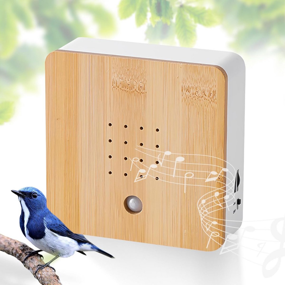 Natuurlijke Geluidsbox met Bewegingsmelder - Ontspannende Vogelzang voor Elke Ruimte