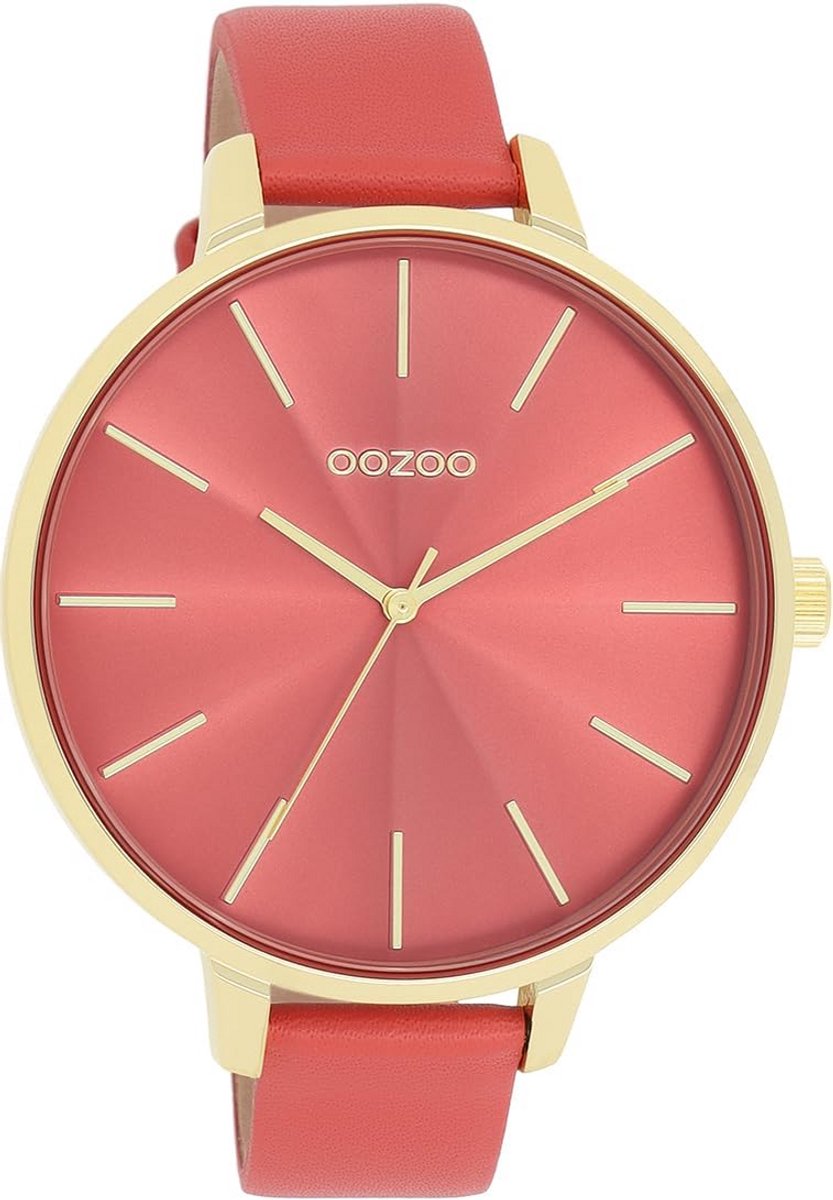 Elegant Dameshorloge met Leren Armband | Analoog Polshorloge voor Vrouwen