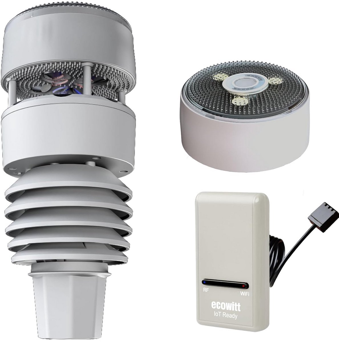 Professioneel 7-in-1 Weerstation met Binnen- en Buitensensor en IoT Monitoring