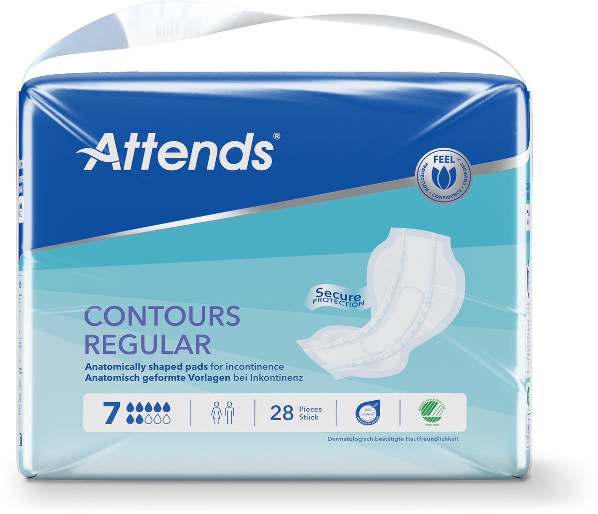 Attends contours 7 Incontinentie - 28 stuks - Incontinentie-inlegkruisjes