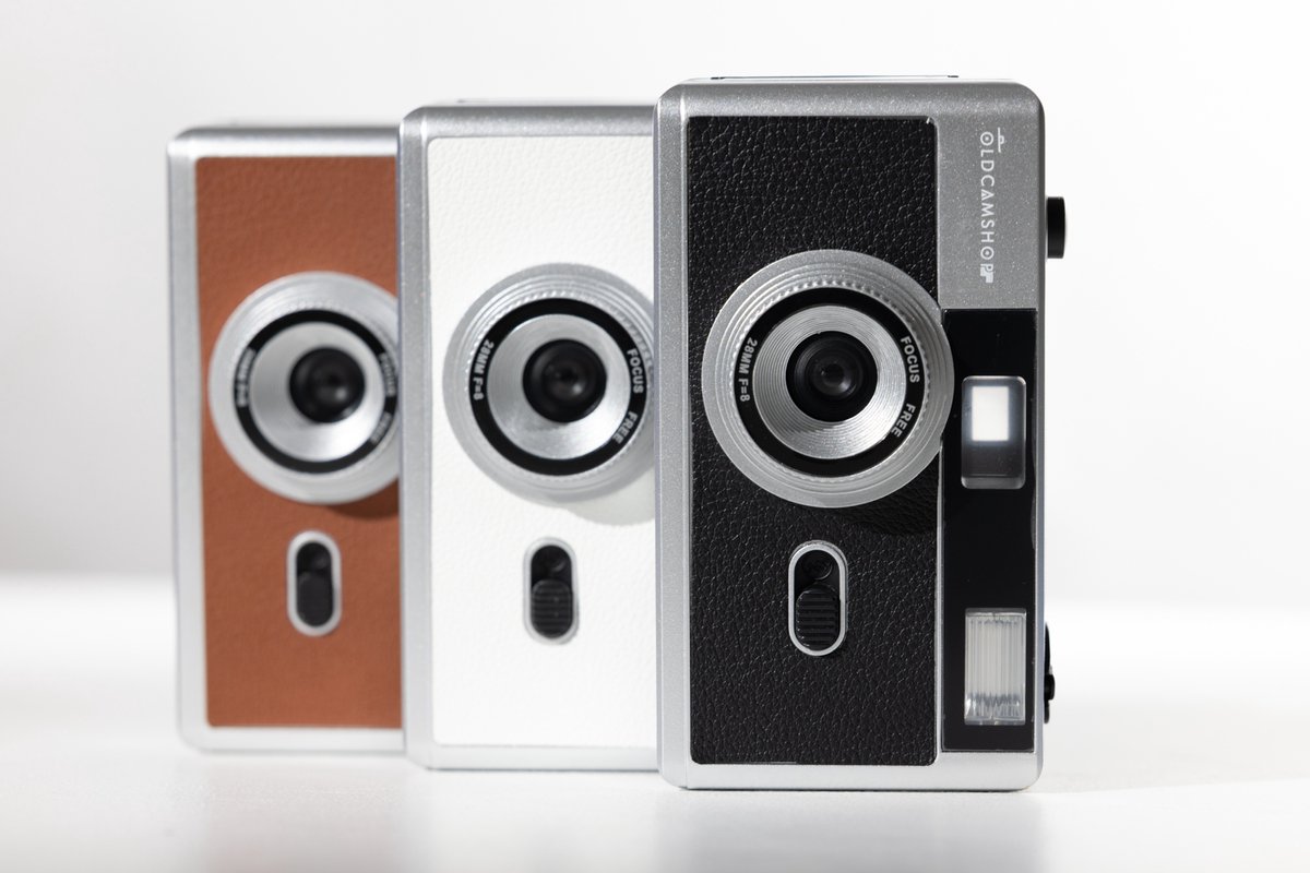 Herbruikbare Oldcamshop film camera (zwart)