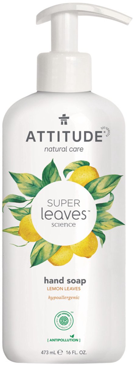 Attitude Natuurlijke Handzeep - Lemon Leaves