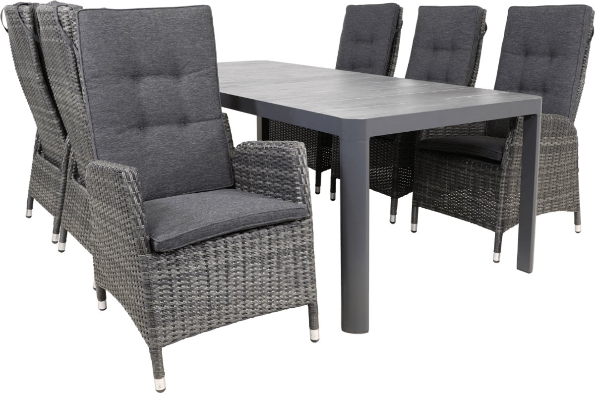 Lesli Living Table de jardin d'extérieur Castilla 2.0 220x100cm