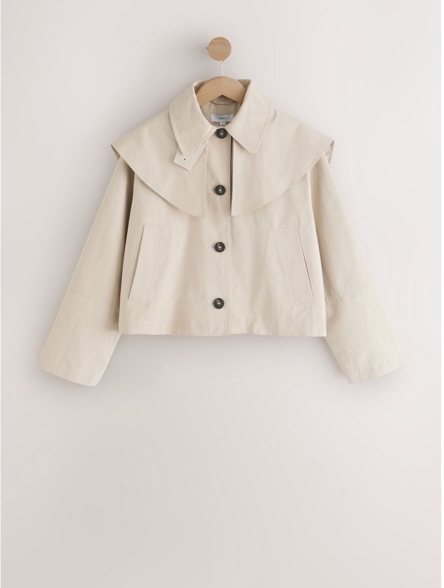 Next - Dames - Cape trenchcoat - Naturel