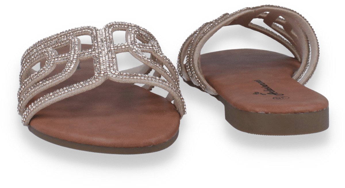 Mode-mania Dames Slipper | Goud | Maat: 38