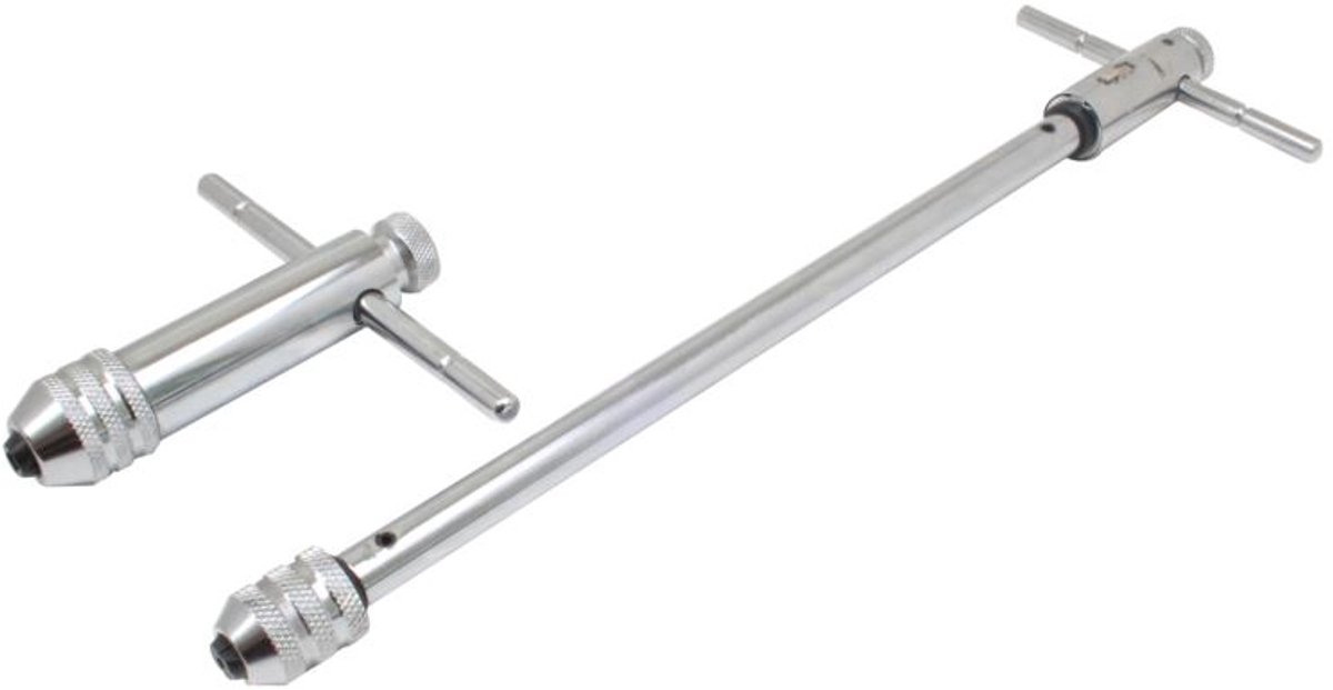 tapsleutel set - tapkrukje M3 tot M12 - taphouder - ratel tap houder - satra
